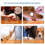 Dog Clippers Dog Nail Grinder Versatile Pet Grooming Kit Rechargeable Cordless 2-Speed Low Noise Pet Hair Nail & Trimmer with Stainless Steel Nail Clipper & File for Dog, Cat and Other Pets