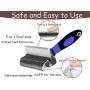 SOMORE Pets Grooming Tool 2 Sided Undercoat rake for Cats and Dogs Safe dematting Comb Brush Removing No More Nasty Shedding and Flying Hair SOMORE Pets Grooming Tool 2 Sided Undercoat rake for Cats and Dogs Safe dematting Comb Brush Removing No More Nasty Shedding and Flying Hair