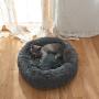 Uozzi Bedding Plush Faux Fur Round Pet Dog Bed, Comfortable Fuzzy Donut Cuddler Cushion for Dogs & Cats, Soft Shaggy and Warm for Winter