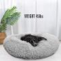 Homore Fluffy Dog Bed, Furry Round Pet Beds for Small Medium Large Dogs, Ultra Soft Donut Cuddle Bed Claming Puppy Cat Bed Plush Cushion Washable, 23’’ / 30