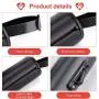 Zonon 4 Pieces Multifunctional Dog Poop Waste Bag Holder Dog Poop Dispenser and 4 Rolls Leak-Proof Dog Waste Bags Dog Waste Container