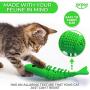 Ronton Cat Toothbrush Catnip Toy - Durable Hard Rubber - Cat Dental Care, Cat Interactive Toothbrush Chew Toy