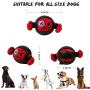 Chetitay Squeaky Dog Toys for Aggressive Chewers Large Breed|3-in-1 Durable Plush Dog Toys for Small/Medium/Large Dogs|Interactive Dog Balls with Squeaker|Stuffed Puppy Toys for Teething Small Dogs