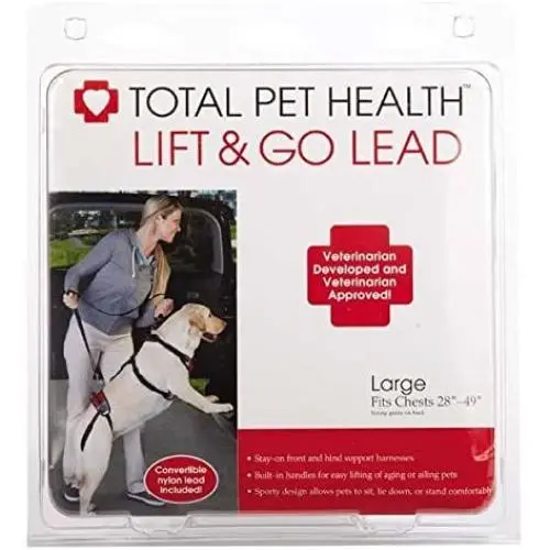 Total Pet Health Lift & Go Leads for Dogs Vet Approved Travel Dog Lead Harness (XLarge) Total Pet Health Lift & Go Leads for Dogs Vet Approved Travel Dog Lead Harness (XLarge)