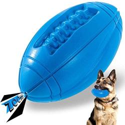 Tough Dog Toys for Aggressive Chewers Large Breed, Apasiri Squeaky Dog Toys Ball, Aggressive Chew Toys for Large Dogs, Puppy Teething Toys, Durable Indestructible Pet Toys for Medium Big Dogs Blue