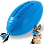 Tough Dog Toys for Aggressive Chewers Large Breed, Apasiri Squeaky Dog Toys Ball, Aggressive Chew Toys for Large Dogs, Puppy Teething Toys, Durable Indestructible Pet Toys for Medium Big Dogs Blue