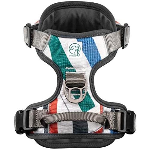 Embark Urban Dog Harness, Easy On and Off with Front and Back Leash Attachments & Control Handle - No Pull Training, Size Adjustable and Non Choke