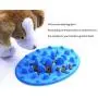 PETBABA Dog Bowl Slow Feeder, Interactive Puzzle Fun Silicone Nonskid Feed Dish, Against Bloat in Eating Food, Keep Your Cat Pet Healthy