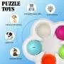 CALHNNA Pet IQ Intelligent Toy Smart Dog Puzzle Toys for Beginner, Puppy Treat Dispenser Interactive Dog Toys - Improve Your Dogs IQ, Specially Designed for Training Treats