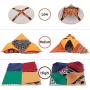 DogLemi Upgrade 3 Difficult Levels Pet Snuffle Mat Nose Work Training Dog Mat IQ Puzzle Dog Snuffling Products Dog Treats Food Slow Feed Bowl Mat