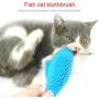 meocute Simulation Silicone Fish Shape Cat Toothbrush Toys,Durable Non Toxic Cat Toothbrush Cat Teeth Cleaning Toy Pet Cat Chew Toy with Catnip