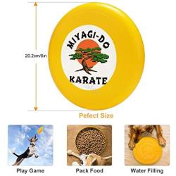 Pet Frisbee Flying Disc Dog Toy - Multifunction Miyagi Do Karate