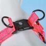 Heavy Duty Quick-Fit Step-in Harness Comfortable, Adjustable Lightweight Breathable and Easy Walker for Small Medium Large Dogs (S (Width:1/2'', Chest:13.8''-21''), Neon Pink)