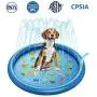 AIPET Sprinkler for Dogs/Kids, Splash Pad, 68'' Dog Bath Pool, Perfect Summer Outdoor Pool Thickened Durable Bathing Tub for Kids/Dogs/Cats AIPET Sprinkler for Dogs/Kids, Splash Pad, 68'' Dog Bath Pool, Perfect Summer Outdoor Pool Thickened Durable Bathing Tub for Kids/Dogs/Cats