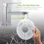 SAMANIJA Pet Fountain Filters 8 Pack Cat Water Fountain Filter with Resin and Active Carbon for Automatic Water Dispenser Drinking Fountain SAMANIJA Pet Fountain Filters 8 Pack Cat Water Fountain Filter with Resin and Active Carbon for Automatic Water Dispenser Drinking Fountain