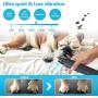 Dog Nail Grinder with LED Light,Cordless Cat Nail File Clipper with 2-Speed Noise-Free Rechargeable Pet Claw Grinder,Safe Quiet Painless Dog Nail Trimmer Dogs Cats-Low Power Consumption