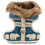 Bond & Co. Intarsia Polar Bear and Fair Isle Dog Harness, XX-Small