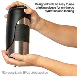 PetFusion Portable Dog Water Bottle (New; Large Dispenser, 22 oz). Insulated 2 Wall Stainless Steel for Optimal Cool Water Temp, Leak Proof, eco Friendly