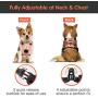 Eagloo Dog Harness No Pull, Pink Walking Pet Harness with 2 Sturdy Mental Rings and Handle Adjustable Reflective Breathable Oxford Soft Vest Easy Control Front Clip Cute Harness Outdoor For Large Dogs