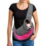 YUDODO Pet Dog Sling Carrier Breathable Mesh Travel Safe Sling Bag Carrier for Dogs Cats