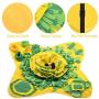 Yazepia Puzzle Snuffle Mat for Dogs, Durable Puppy Digging Toys Slow Feeding Mat for Stress Release Encourages Natural Foraging Skills, Mental Stimulation Toys for Large Middle Small Dogs Cats