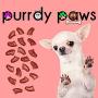 Purrdy Paws Soft Nail Caps for Dog Claws Ruby RED Glitter