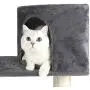 JS NOVA JUNS Cat Tree, Cat Tower with Sisal-Covered Scratching Posts Basket Fur Ball and 2 Cozy Condos Cat Furniture for Kitten Light Gray JS NOVA JUNS Cat Tree, Cat Tower with Sisal-Covered Scratching Posts Basket Fur Ball and 2 Cozy Condos Cat Furniture for Kitten Light Gray