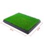 COLIBROX Dog Potty Home Training Toilet Pad Grass Surface Pet Park Mat Outdoor Indoor