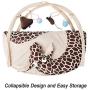 PetBonus Cat Play Mat, Cat Activity Center with Interactive Toys, Bell Ball, Mice Toy for Cats, Kitten, Kitty
