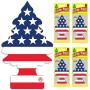 LITTLE TREES Car Air Freshener I Hanging Tree Provides Long Lasting Scent for Auto or Home I America, 24 Count, (4) 6-Packs