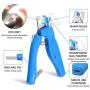 FOCUSPET Dog Nail Clippers and Trimmers, Cat Nail Clipper with LED Light Safety Guard to Avoid Over-Cutting Professional Pet Nail Trimmer Rechargeable with Free Nail File for Small Medium Large Pets