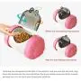 Tumbler Puzzle Toys, Slow Food Leaky Food Ball, Without Electric pet cat and Dog Toys,Teeth Cleaning Ball Toy for Large/Medium/Small Dogs (Pink) Tumbler Puzzle Toys, Slow Food Leaky Food Ball, Without Electric pet cat and Dog Toys,Teeth Cleaning Ball Toy for Large/Medium/Small Dogs (Pink)