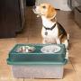 Leashboss Slow Feed Dog Bowl for Raised Pet Feeders - Maze Food Bowl Compatible with Elevated Diners