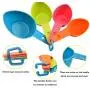 YhwangX Pet Food Scoops 4 Sizes Multi-purpose Plastic Measuring Cup Multicolor Utility Scoops Set for Dog Cat Food Set of 4 YhwangX Pet Food Scoops 4 Sizes Multi-purpose Plastic Measuring Cup Multicolor Utility Scoops Set for Dog Cat Food Set of 4