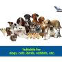 Dog Food Measuring Scoop 1 Cup, Pet Food Scoop, Food Scooper for Pets Cute, Plastic Measuring Cups Sealing Clip Multi-Function Scoop Bag Clip for Dog Cat Bird Rabbit, Long Comfortable Handle(3 Pack）