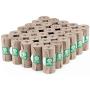 Greener Walker Poop Bags for Dog Waste-450 Bags,Extra Thick Strong 100% Leak Proof Biodegradable Dog waste Bags (Brown)