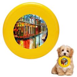 Pet Frisbee Flying Disc Dog Toy - Multifunction Downpour On Bourbon Street Diane Millsap
