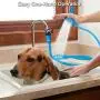 TOP STAR Pet Bathing Tool,Wearable Combination Shower Sprayer&Scrubber with Soft Brush and Massage,Bath Tub/Outdoor Garden Use,Comes with 8′ Hose TOP STAR Pet Bathing Tool,Wearable Combination Shower Sprayer&Scrubber with Soft Brush and Massage,Bath Tub/Outdoor Garden Use,Comes with 8′ Hose