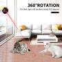 KeBuLe Cat Toys Interactive Electronic,Automatic Cat Toys for Indoor Cats,Kitten Toys for Trainning Exercise USB Charging 360 Degree Rotation 2 Different Sports Modes Irregular Running