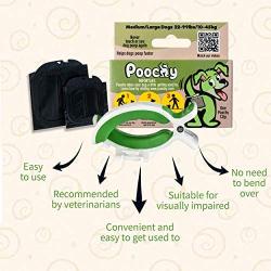 POOCHY 30 Large Bags - Your Dogs Poop in A Bag is The Most Comfortable, Clean, Healthy, Indoor and Outdoor Solution for Regular Relief Veterinary Approved. Clip Not Included (C. Large Bags)