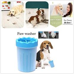 Paw Cleaner for Dogs , 2-in-1 Dog Paw Washer Cup With Silicone Bristles,Portable Dog Paw Cleaner, Pet Dog Feet Cleaner Massager Suitable for Large,Small Dogs and Cats Grooming and Cleaning Muddy Paws,by Bucher&Rossini