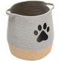 Brabtod Cotton Dog Toy Basket Storage, Puppy Toy Basket, Puppy Bins, Laundry Basket Blanket Storage bin for organizing pet Toys