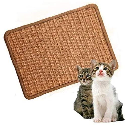 ShopTrend Cat Scratching Mat,Natural Sisal Cat Mat,Protection Play Scratcher Pad