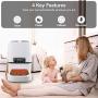 6.5L Pet Feeder,Automatic Cat Feeder | Timed Programmable Auto Pet Dog Food Dispenser Feeder for Kitten Puppy - Portion Control Up to 4 Meals/Day,Voice Recording,Battery and Plug-in Power