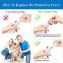 TOPMARK Dog Nail Grinder, Dog Nail Trimmer Clippers Electric Pet Nail Grinder Professional Rechargeable Low Noise Painless Paws Grooming for Small Medium Large Breed Dogs and Cats