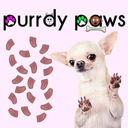 Purrdy Paws Soft Nail Caps for Dog Claws Pink Glitter