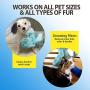 Hampton Direct Groomer Glove Pet Grooming Mitt - Plush and Soft, Helps Eliminate Odors, Loose Fur, Great for Bonding