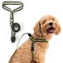 Easy Lock Dog Harness,Leash,for Small Large Dogs Puppy Breed, No-Pull, Magnetic Clasp Reflective Vest(SML)