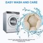 Washable Cute Cat Bed House - Warm Pet Sofa Kitten Bed Indoor Cat Bed Machine Washable Pet Bed Soft Cat Cuddle Bed for Cats Kittens Rabbit Bed Anti-Slip Bottom, Super Soft Durable Fabric