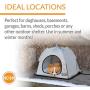 K&H Pet Products Thermo-Tent Outdoor Heated Pet Shelter for Dogs & Cats